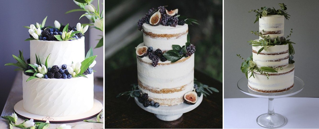 голые свадебные торты