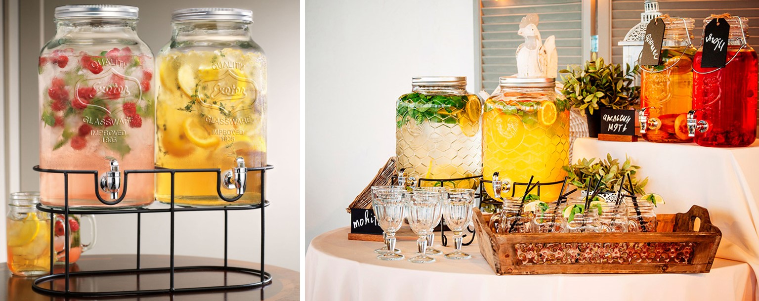 лимонадный бар на свадьбу