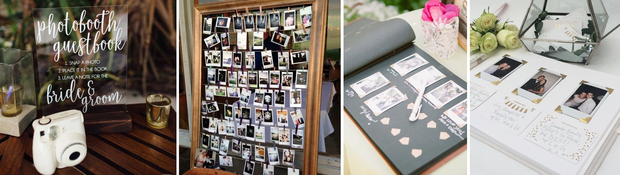 палароид фото на свадьбу