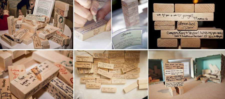 Игра Jenga с пожеланиями