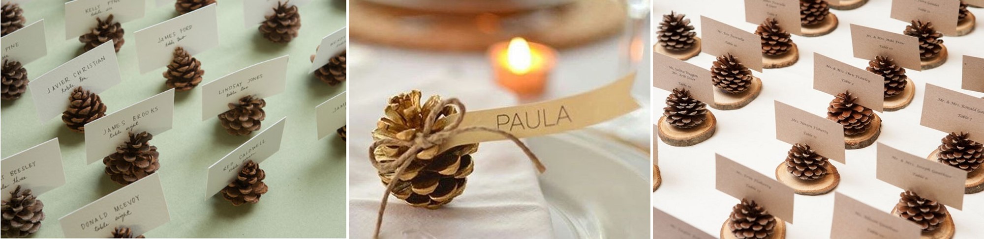 шишки для рассадки гостей