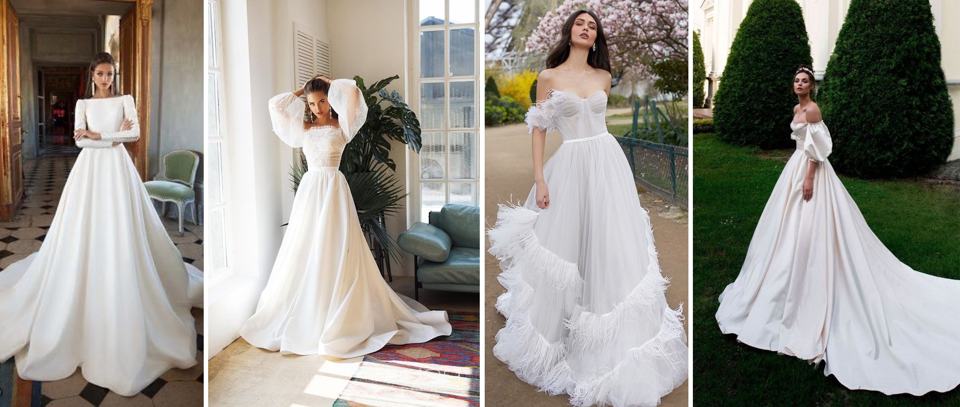 свадебные платья с рукавами